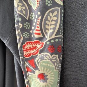 Vera Bradley Blue Robe with Red Patterned Trim